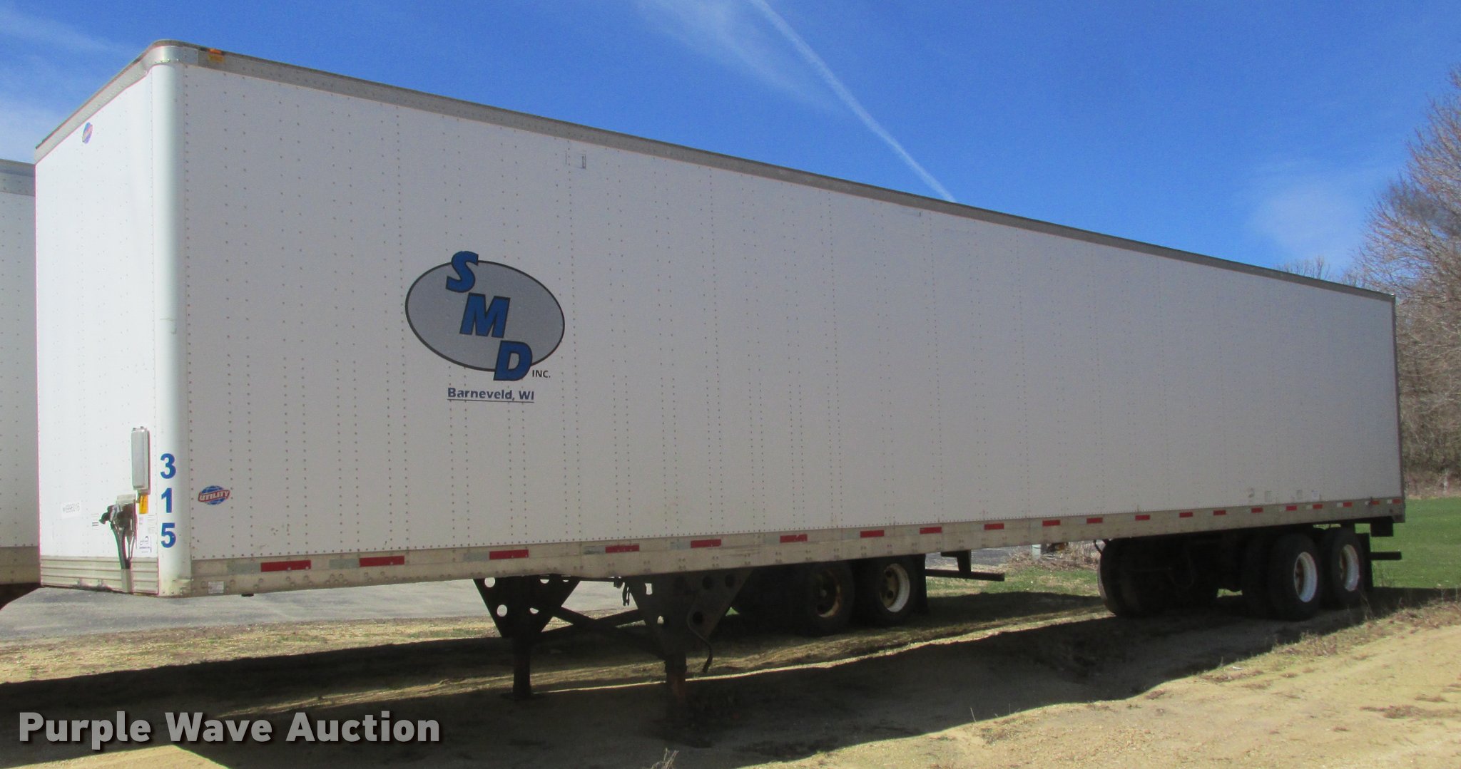 2006 Utility dry van trailer in Fennimore, WI Item K6153 sold Purple Wave
