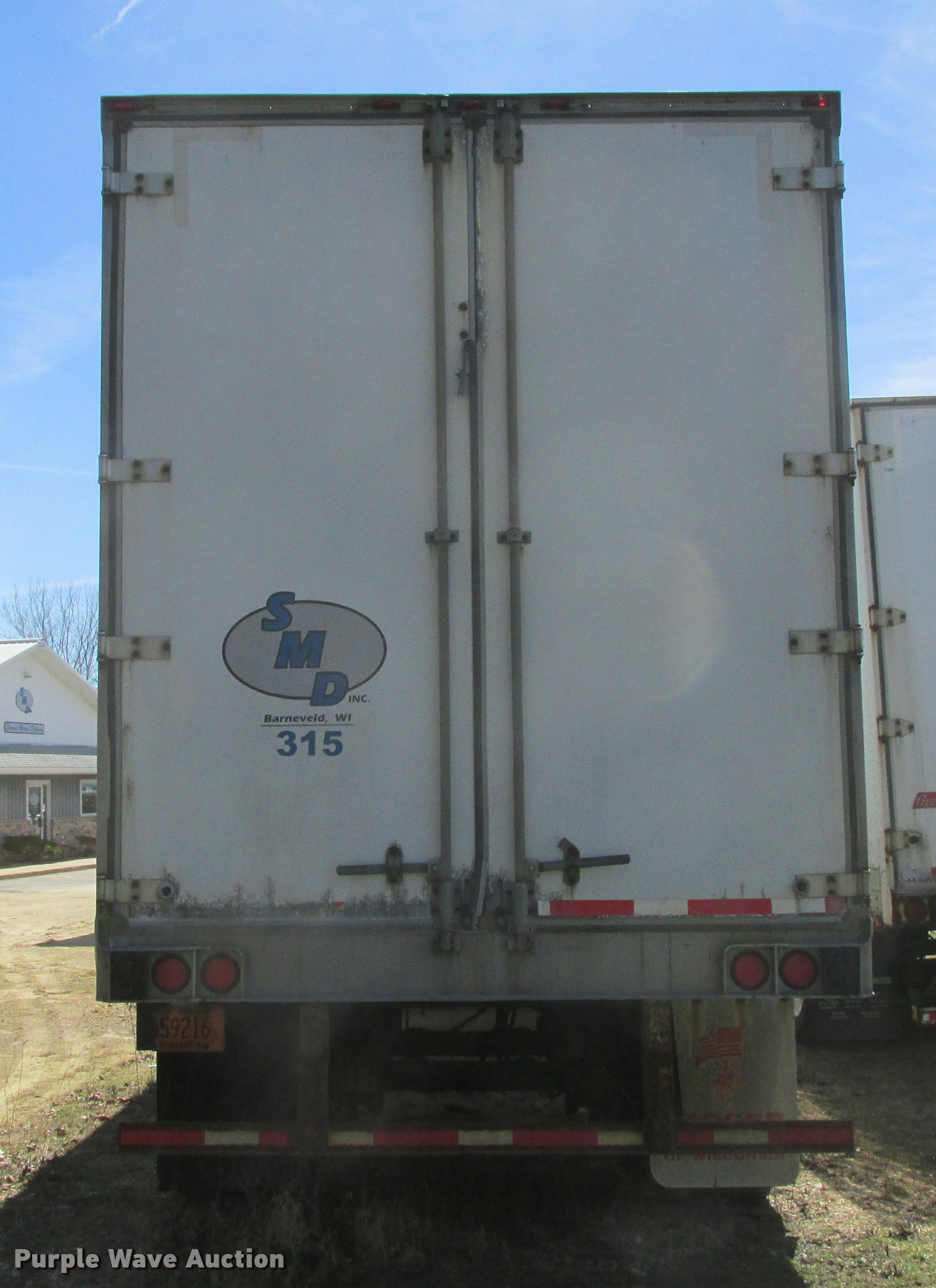 2006 Utility dry van trailer in Fennimore, WI Item K6153 sold Purple Wave