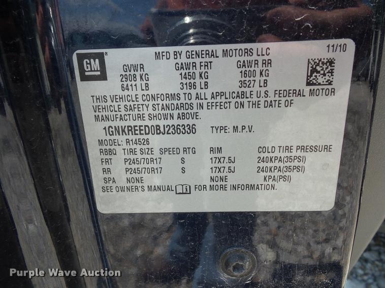 image for item CA9067 2011 Chevrolet Traverse LS SUV