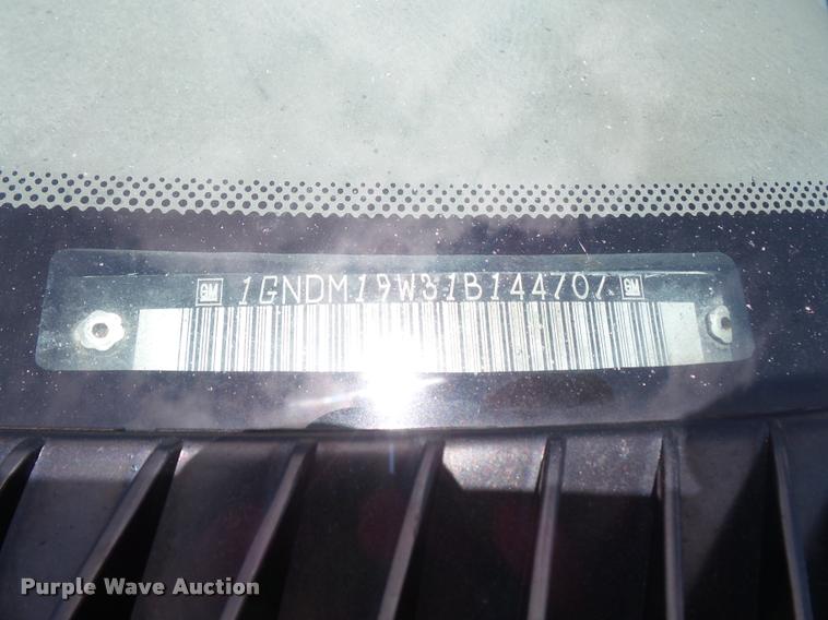 image for item DA1551 2001 Chevrolet Astro van