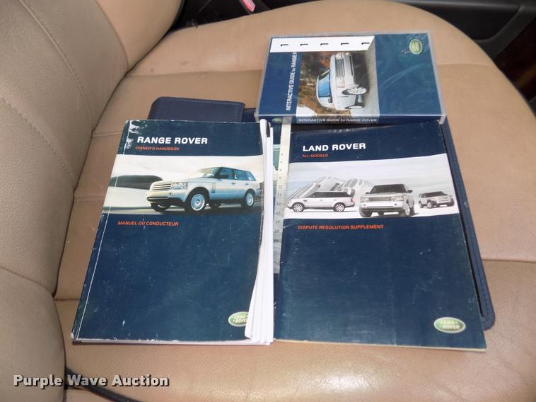 image for item DA3045 2007 Land Rover Range Rover HSE SUV