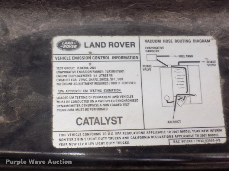 image for item DA3045 2007 Land Rover Range Rover HSE SUV
