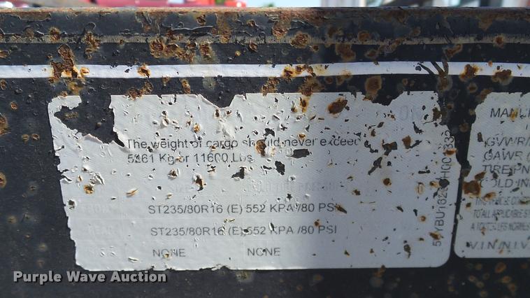 image for item DA6801 2008 Lonestar utility trailer