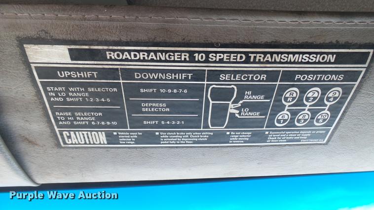 image for item DA7996 2002 Sterling flatbed truck