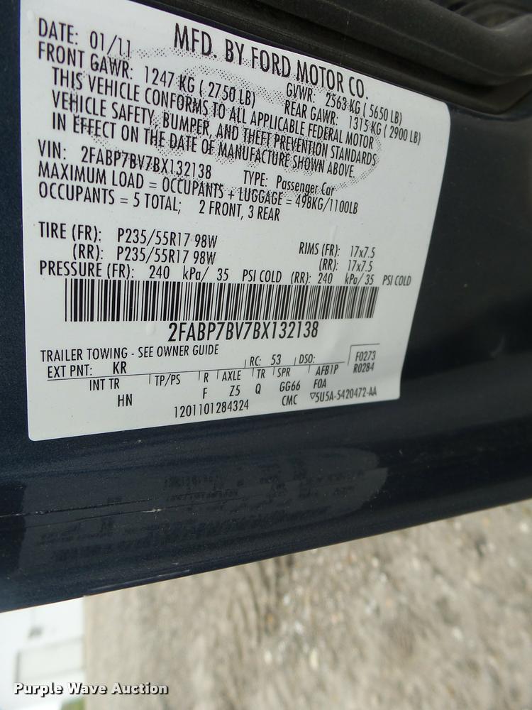 image for item DB1376 2011 Ford Crown Victoria Police Interceptor