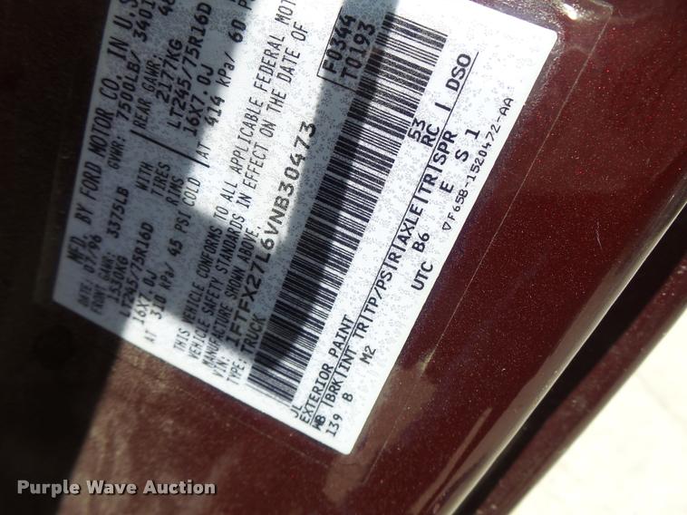 image for item DB1395 1997 Ford F250 SuperCab pickup truck