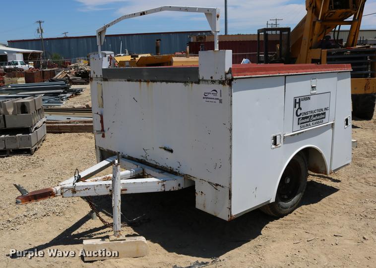 image for item DB9394 Shop built utility trailer