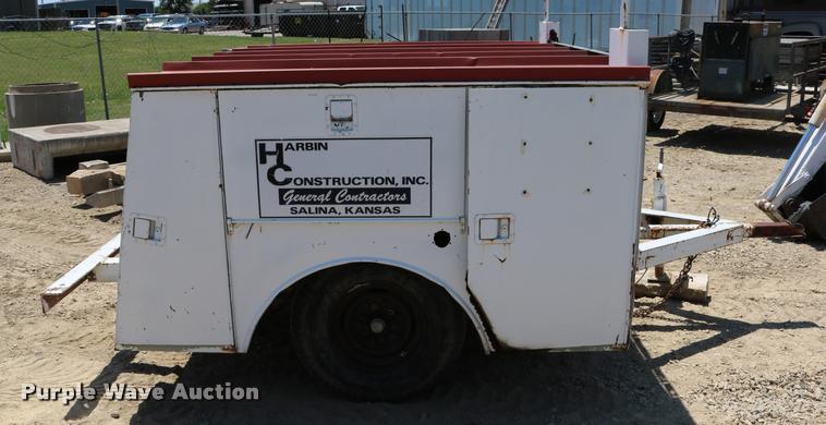 image for item DB9394 Shop built utility trailer