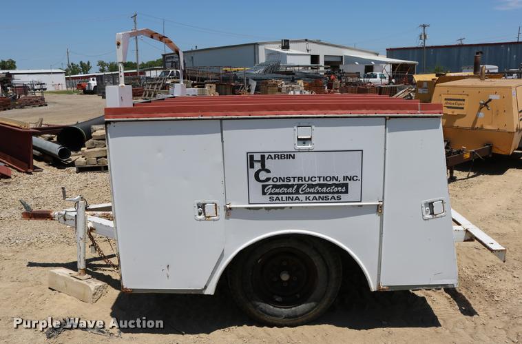 image for item DB9394 Shop built utility trailer