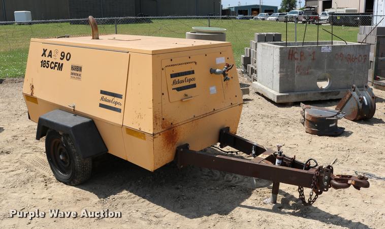 image for item DB9395 1995 Atlas Copco XAS90JD air compressor