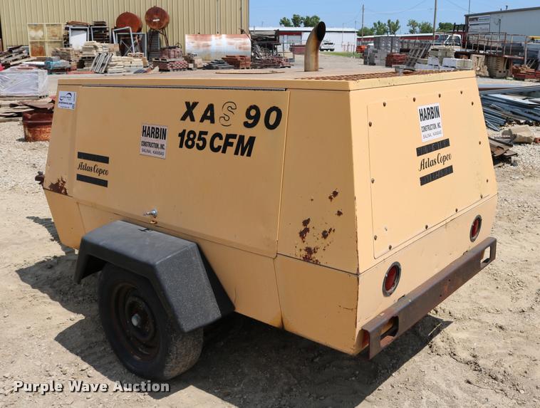 image for item DB9395 1995 Atlas Copco XAS90JD air compressor