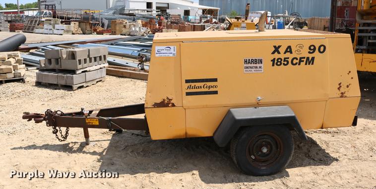 image for item DB9395 1995 Atlas Copco XAS90JD air compressor