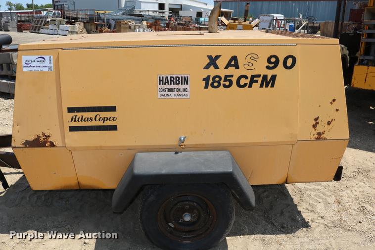 image for item DB9395 1995 Atlas Copco XAS90JD air compressor