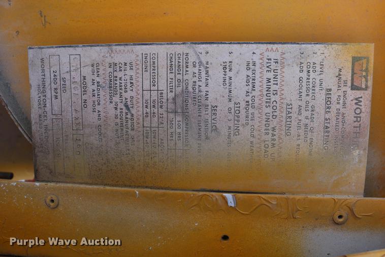 image for item DB9396 Worthington CTPGGFAXX air compressor