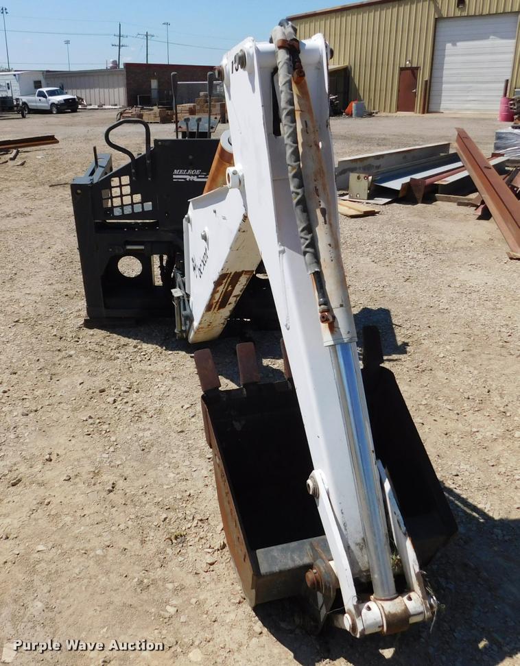 image for item DB9397 Melroe Bobcat 709 skid steer backhoe