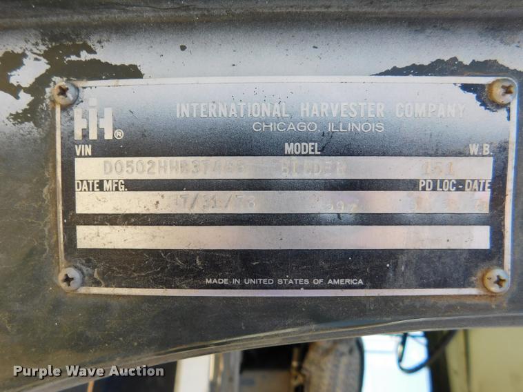 image for item DB9402 1979 International Loadstar grain truck