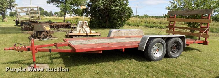image for item DC4965 Shop built hay trailer