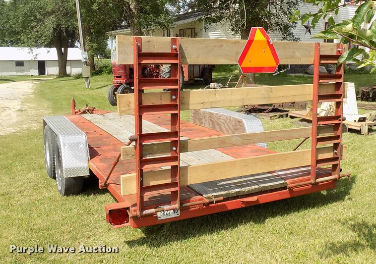 image for item DC4965 Shop built hay trailer