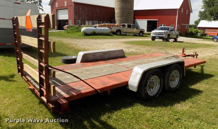 image for item DC4965 Shop built hay trailer