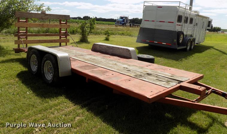 image for item DC4965 Shop built hay trailer