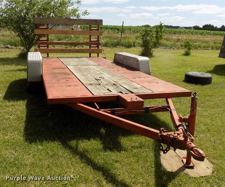 image for item DC4965 Shop built hay trailer