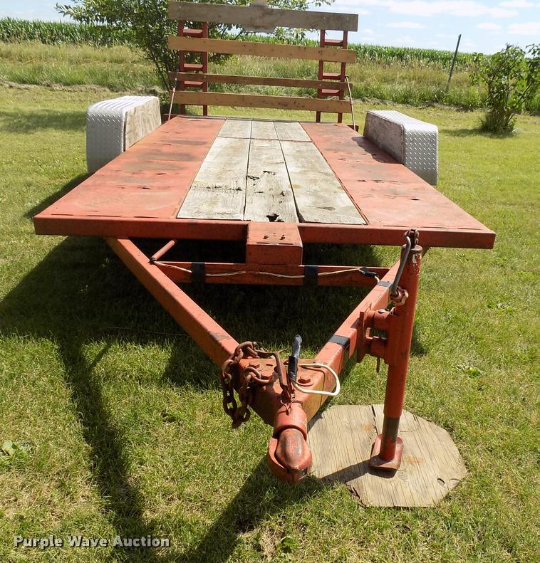 image for item DC4965 Shop built hay trailer