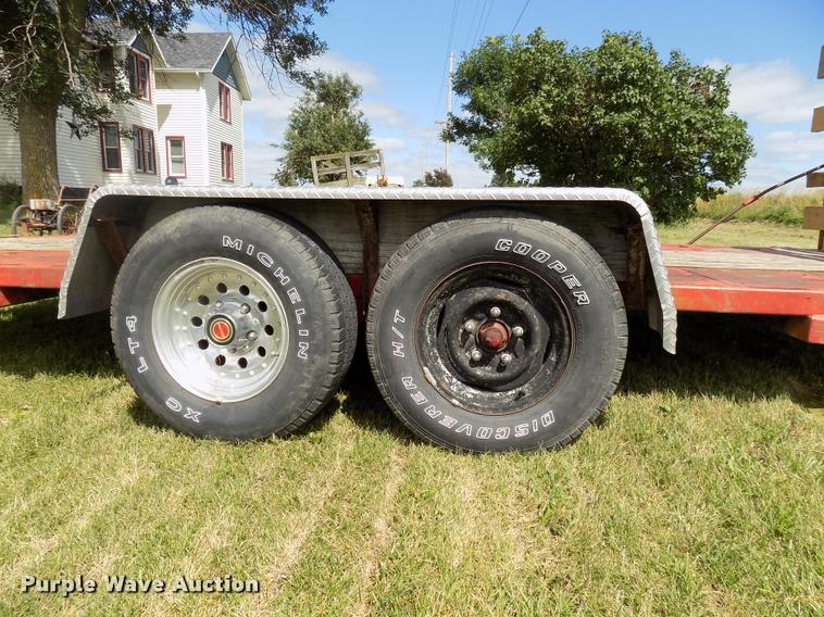 image for item DC4965 Shop built hay trailer