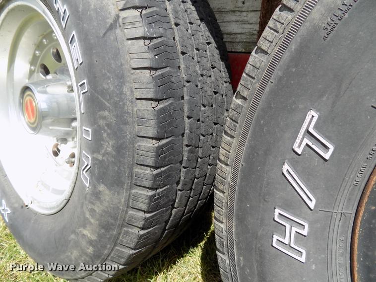 image for item DC4965 Shop built hay trailer