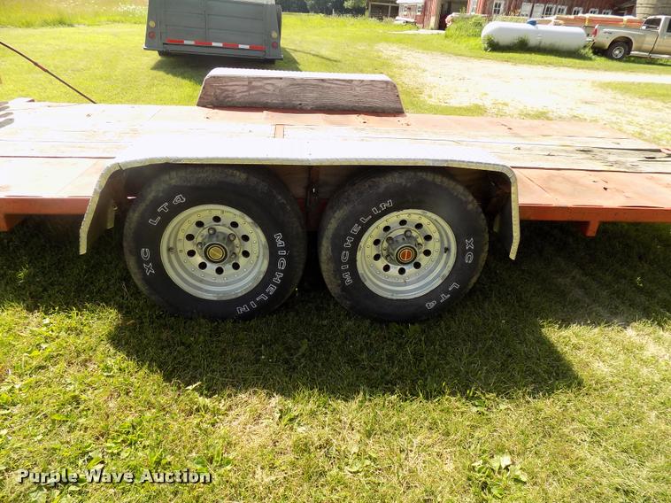 image for item DC4965 Shop built hay trailer