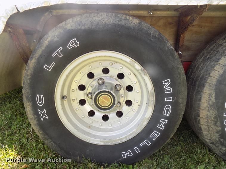 image for item DC4965 Shop built hay trailer