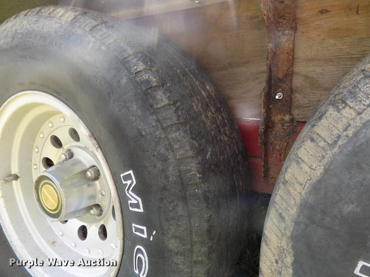 image for item DC4965 Shop built hay trailer