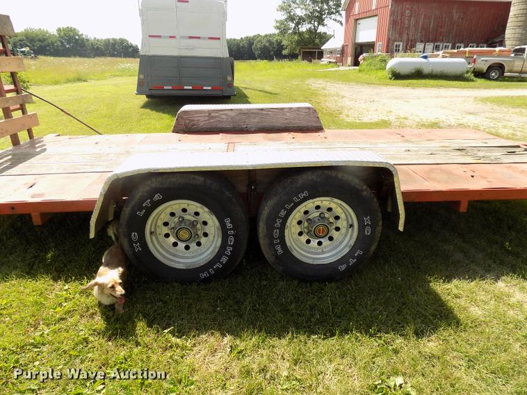 image for item DC4965 Shop built hay trailer