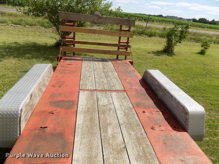 image for item DC4965 Shop built hay trailer