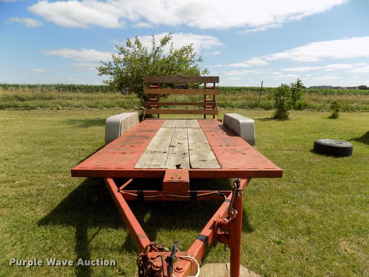 image for item DC4965 Shop built hay trailer