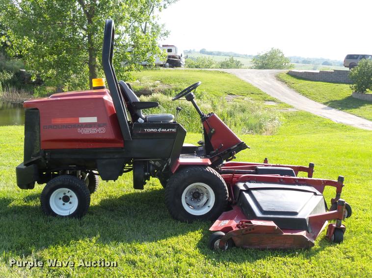 image for item DJ9595 Toro Groundsmaster 455D riding lawn mower