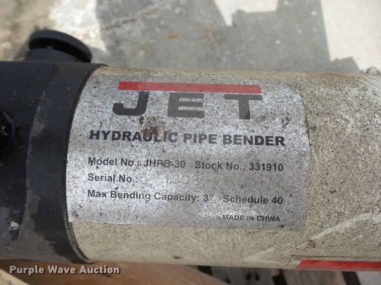 image for item DJ9609 Jet JHPB-30 pipe bender