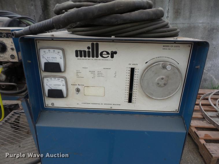image for item DJ9612 Miller CP250TS welder