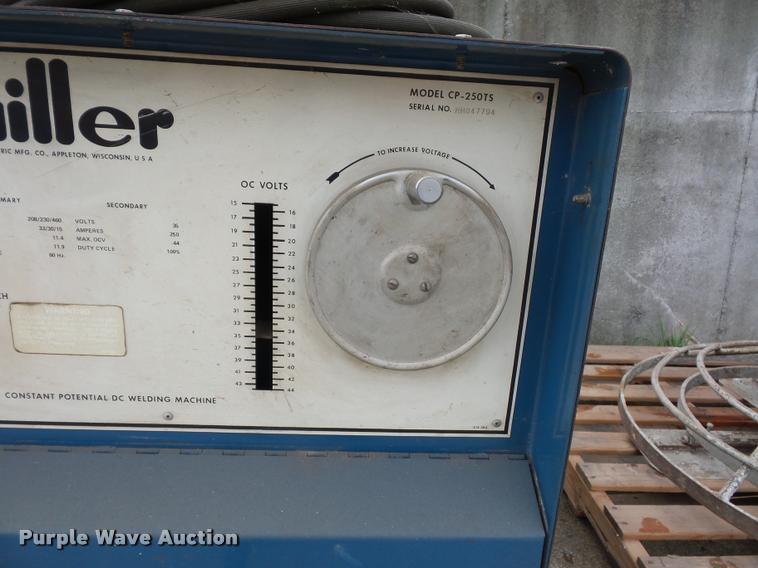 image for item DJ9612 Miller CP250TS welder