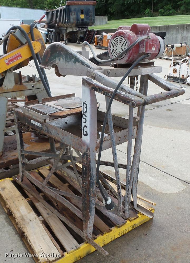 image for item DJ9615 Clipper 314 Supermatic concrete block saw