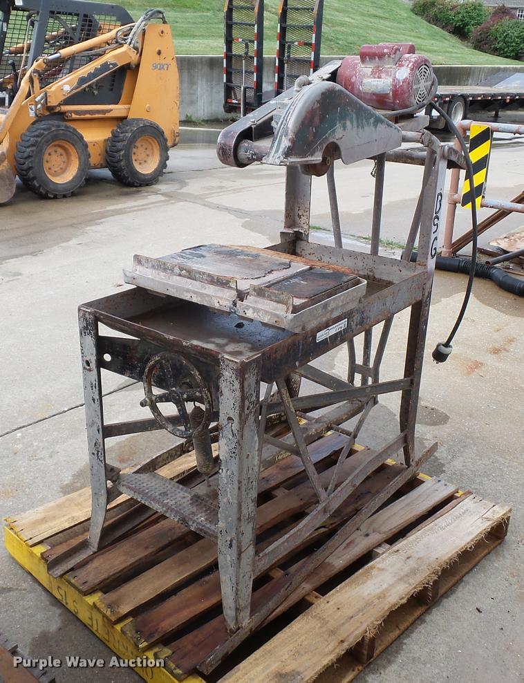 image for item DJ9615 Clipper 314 Supermatic concrete block saw