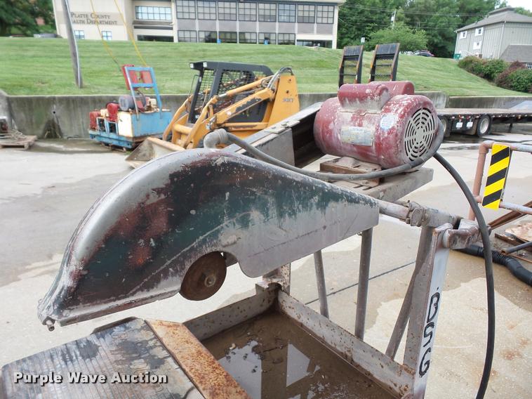 image for item DJ9615 Clipper 314 Supermatic concrete block saw