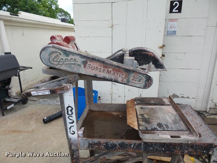 image for item DJ9615 Clipper 314 Supermatic concrete block saw