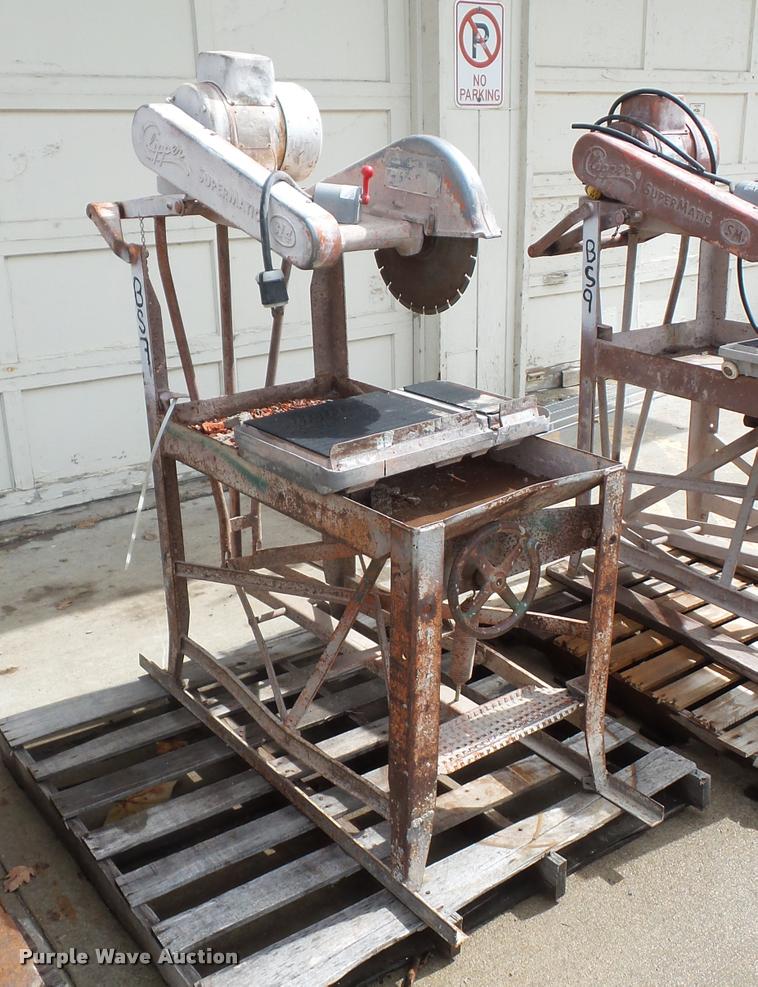 image for item DJ9617 Clipper SM-319 Supermatic concrete block saw