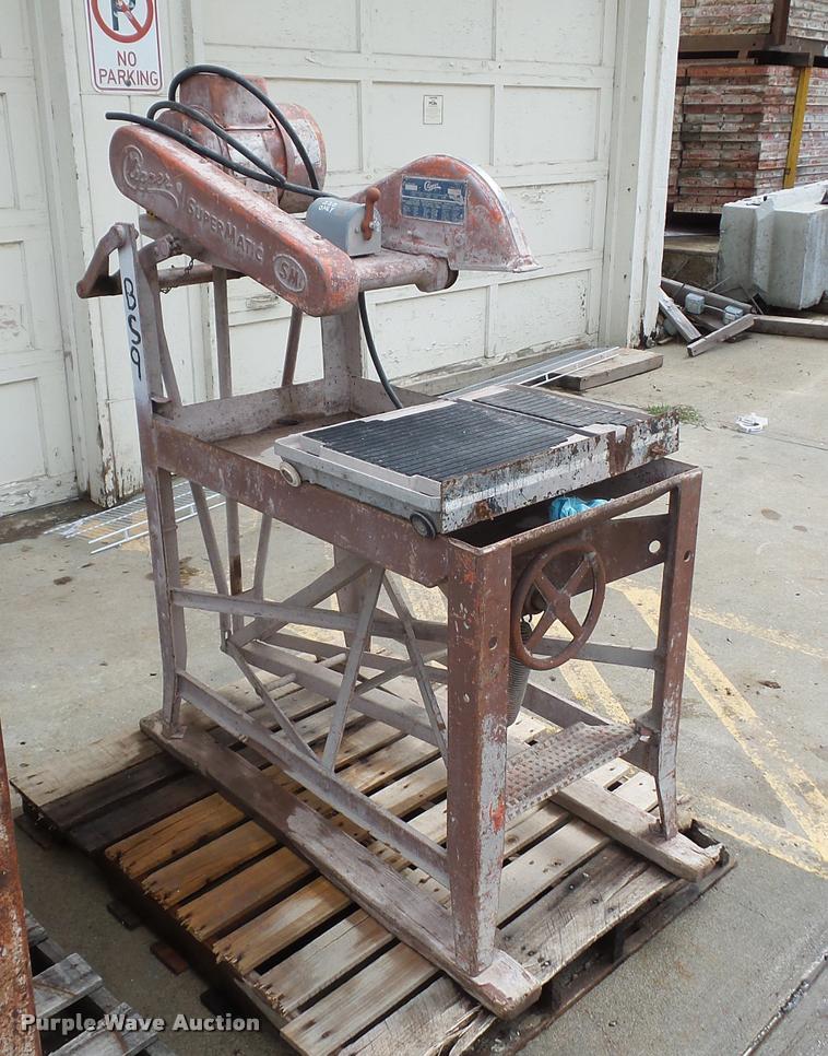 image for item DJ9618 Clipper SM-314 concrete block saw