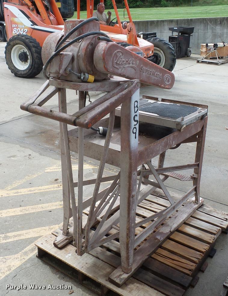 image for item DJ9618 Clipper SM-314 concrete block saw