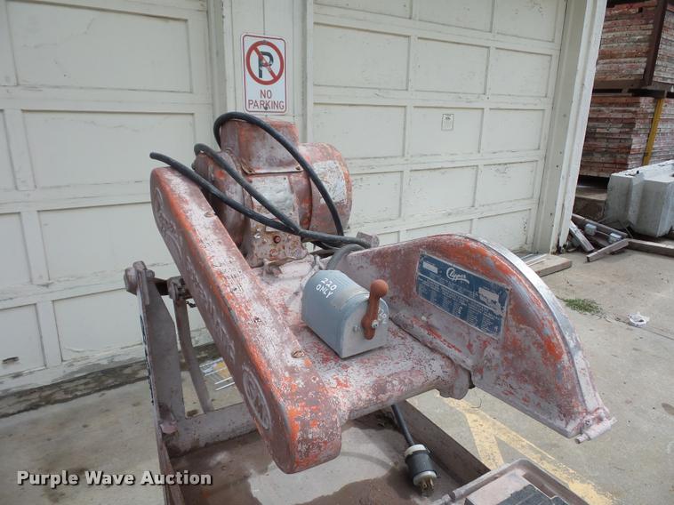 image for item DJ9618 Clipper SM-314 concrete block saw