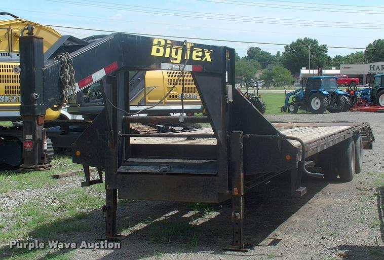 image for item DK9605 2008 Big Tex 22GN-24BK+5 equipment trailer