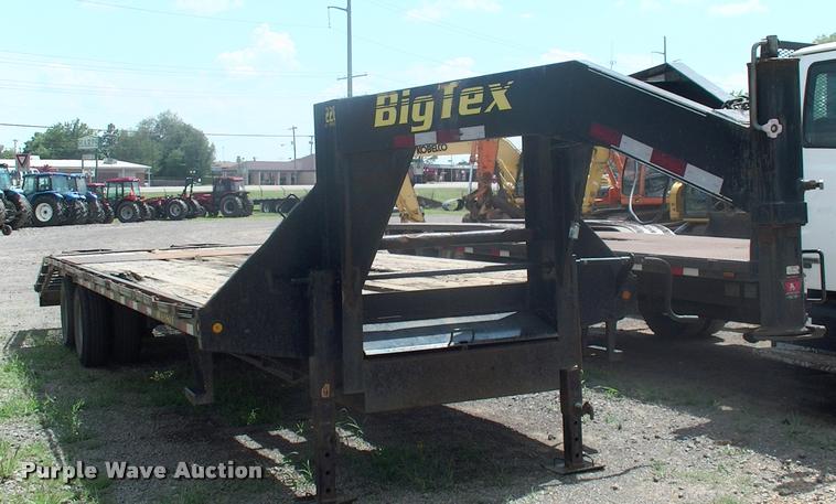 image for item DK9605 2008 Big Tex 22GN-24BK+5 equipment trailer