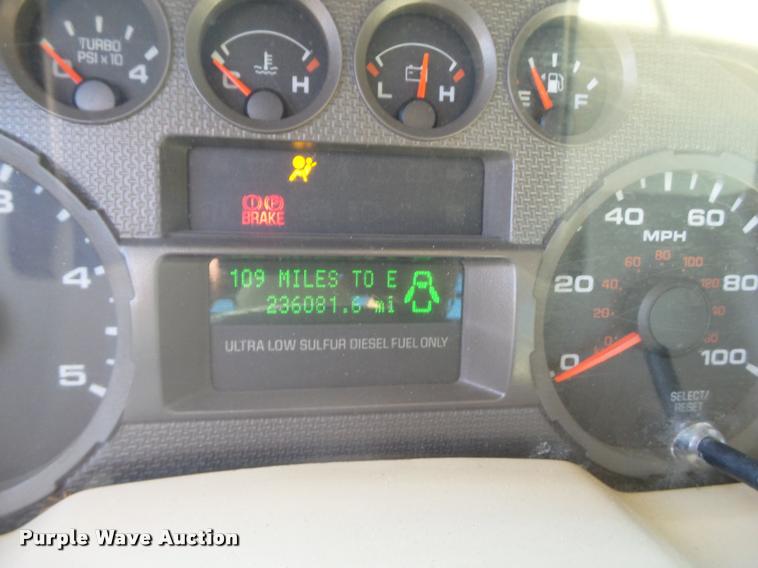 image for item DL9101 2008 Ford F350 Super Duty flatbed pickup truck