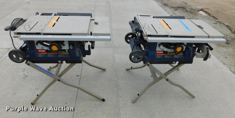 image for item DM9453 (2) Ryobi BTS21 table saws